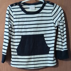 Hanna Navy Striped Long Sleeve Tee